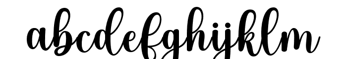 BabyishScript Font LOWERCASE