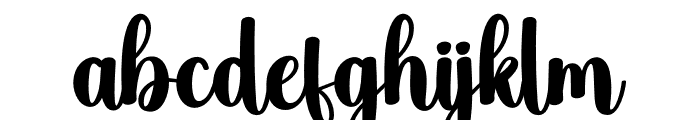 Babytime Font LOWERCASE