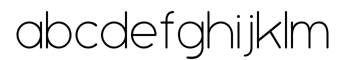 Bacardy-Regular Font LOWERCASE