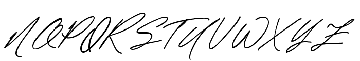 Baceda Signature Font UPPERCASE