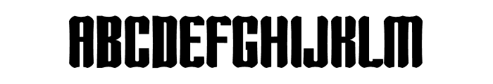 Bachter Font LOWERCASE