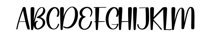 Backend Font UPPERCASE