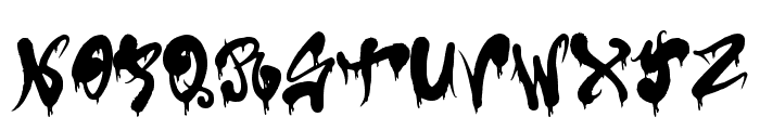 Backjump Regular Font UPPERCASE