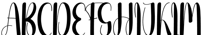 Backlash Font UPPERCASE