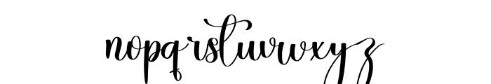 Backlove Font LOWERCASE