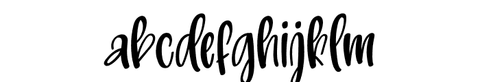 Backsight Font LOWERCASE