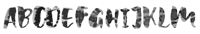 Backstone_Fabric Font UPPERCASE