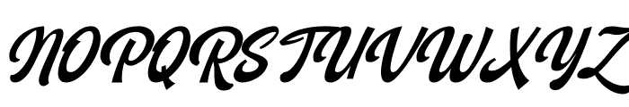 Backstranger Thin Italic Font UPPERCASE