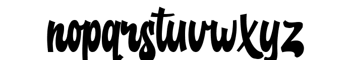 Backstranger Font LOWERCASE