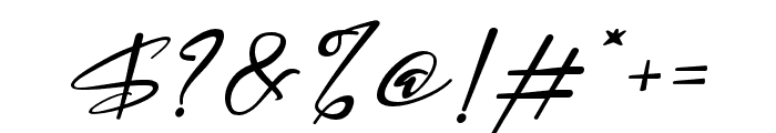 BackstreetSwash-Italic Font OTHER CHARS