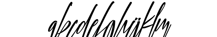 BackstreetSwash-Italic Font LOWERCASE
