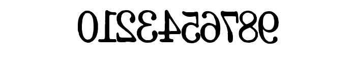 Backwards Typewriter By Regular Font OTHER CHARS