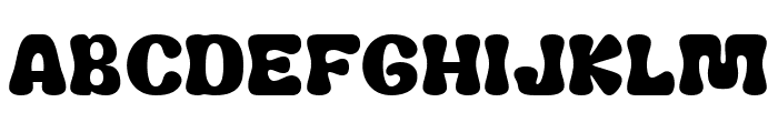 Backy Regular Font UPPERCASE