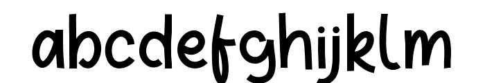 Backy Font LOWERCASE