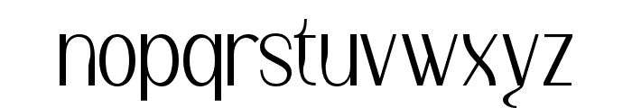 Bacley Light Font LOWERCASE