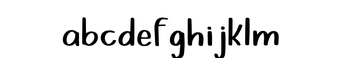 Bacon and Eggs Font LOWERCASE