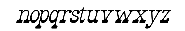 Badamy Italic Font LOWERCASE