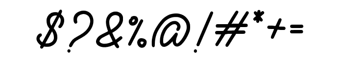 Badbad-Script Font OTHER CHARS