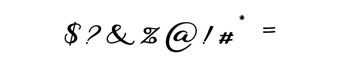 BadeganCalligraphy Font OTHER CHARS