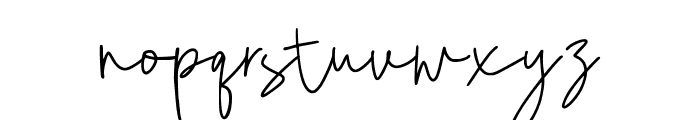 BadeinSignature-Regular Font LOWERCASE