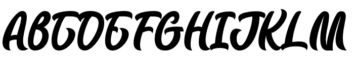 Badfury-Regular Font UPPERCASE