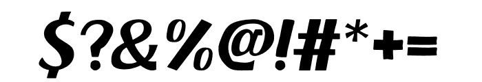 Badgeworthy Italic Font OTHER CHARS