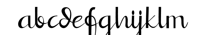 Badjigoer Font LOWERCASE