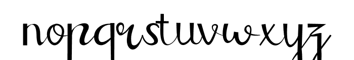 Badjigoer Font LOWERCASE