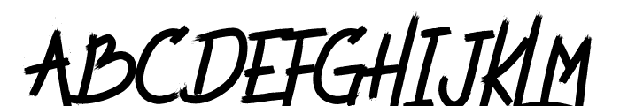 Badqueen Regular Font UPPERCASE