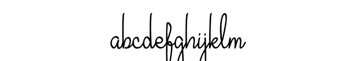 Badriyatun Script Font LOWERCASE