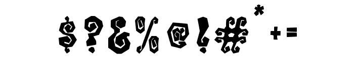 BadugaruRegular Font OTHER CHARS