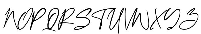 Baekrajan Font UPPERCASE