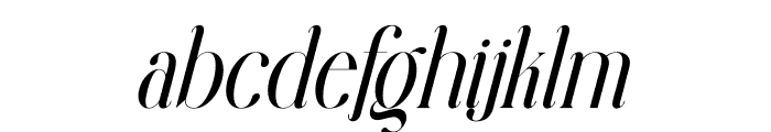 Bafillen Gaffond Italic Font LOWERCASE