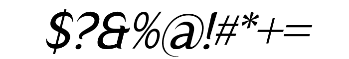 Baftvest Italic Font OTHER CHARS