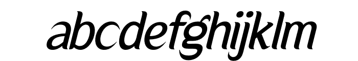 Baftvest Italic Font LOWERCASE