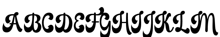 BagdayScript Font UPPERCASE