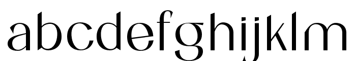 Bagea-Regular Font LOWERCASE