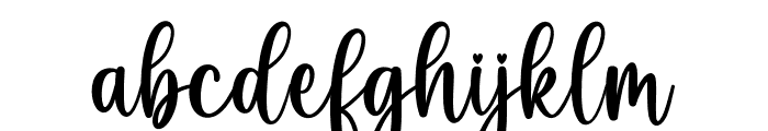 Bageline Font LOWERCASE