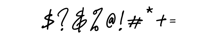 Bagellish Signature Font OTHER CHARS