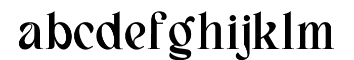 Bagerich Font LOWERCASE