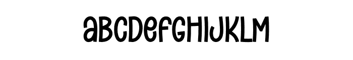 Baggy Font UPPERCASE