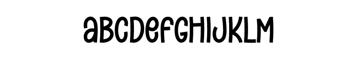 Baggy Font LOWERCASE