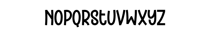 Baggy Font LOWERCASE
