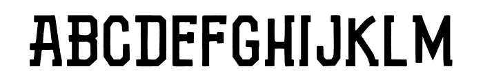 Baghelands Font LOWERCASE