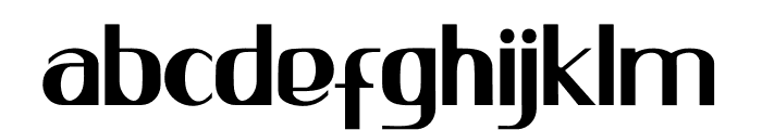 Bagheria Font LOWERCASE