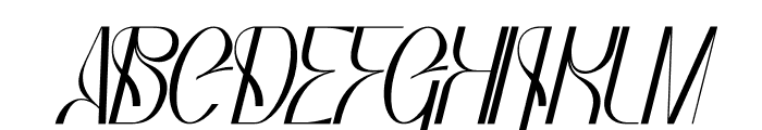 Bagias Italic Font UPPERCASE