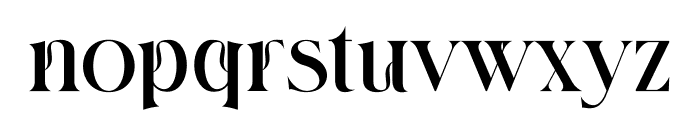 Bagina Font LOWERCASE