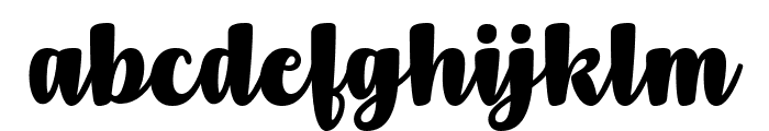 Baglia Font LOWERCASE