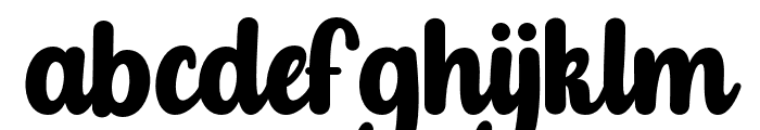 BaglineScript Font LOWERCASE