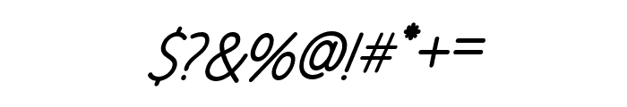 Bagman Italic Font OTHER CHARS